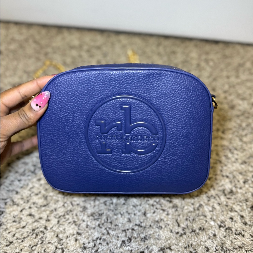 Elegant Blue Crossbody Bag